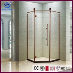 Pivot Neo Angle Semi-Frameless fuq il-Bieb tal-Iskrin tad-Doċoċ tal-Banju, l-Aħjar Disinni tal-Kamra tad-Doċoċ, Showers tal-Kantuniera Għall-Bejgħ, Ħġieġ Ċari, Qafas Brone Brushed, Stil Klassiku (KK3427)