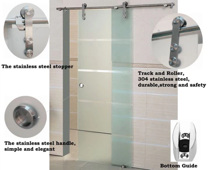 SUS304 Interior Sliding Glass Doors